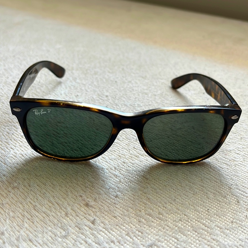 Genuine Ray-Ban polarized sunglasses. Good condition.